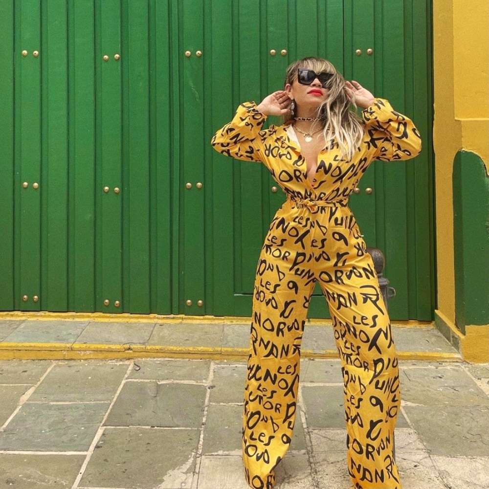 Brand new Letter Jumpsuit